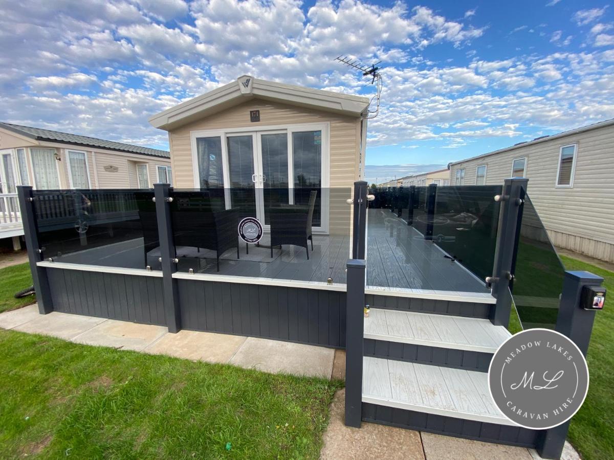 Meadow View 171 - Golden Palm - Central Heating, Wifi, Pet Friendly, Bed Linen - Meadow Lakes Caravan & Lodge Hire Chapel Saint Leonards Exterior foto